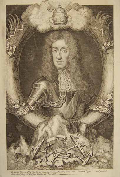 portrait of James II, King of England